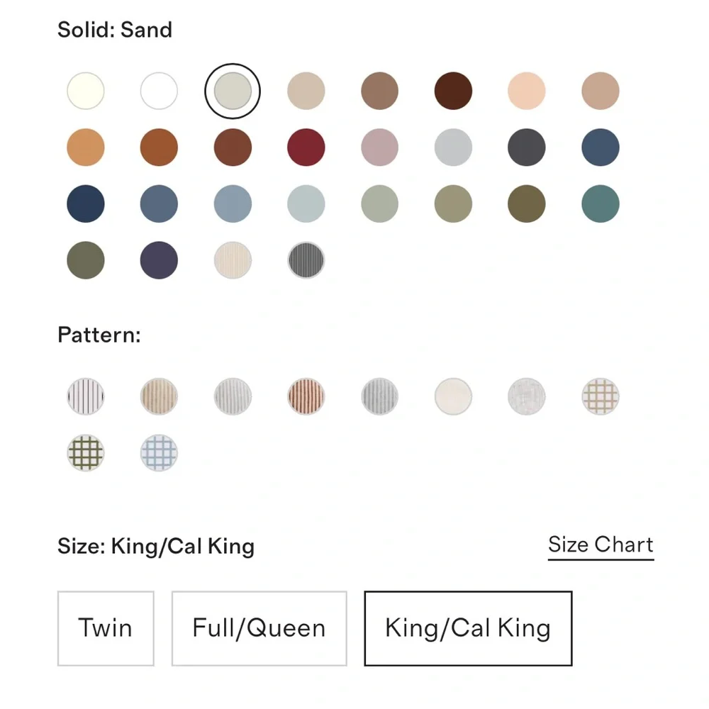 QUINCE European Linen Duvet Cover King/Cal King Sand